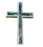 12 cm Mother of Pearl e Olive Wood Cross