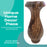 Elegante vaso artigianale di Olivewood - decorazioni artigianali da 14 cm