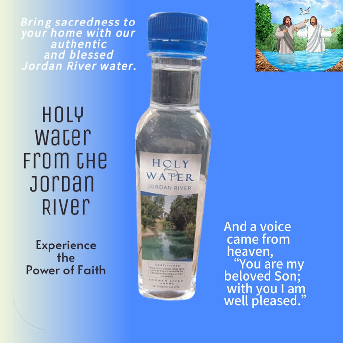 250 ml heiliges Wasser aus dem Jordanischen Fluss
