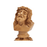 Handgeschnitzte Olivenholz Büste Jesu Christi - 27,5 cm