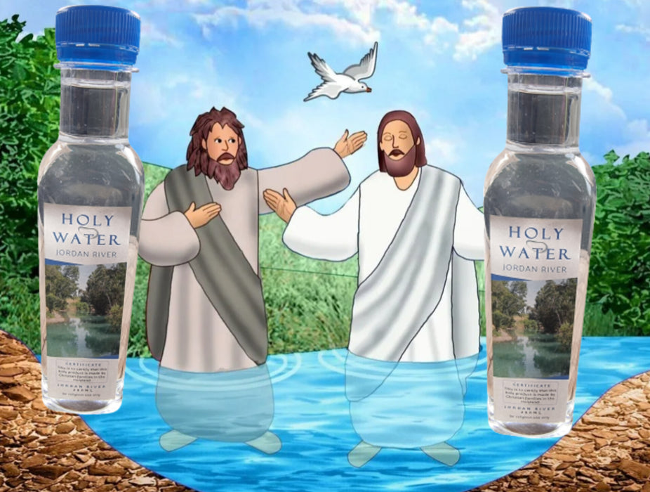 250 ml heiliges Wasser aus dem Jordanischen Fluss