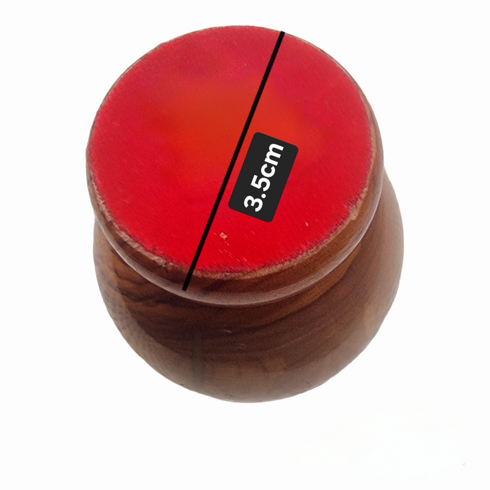 Elegante vaso artigianale di Olivewood - decorazioni artigianali da 14 cm