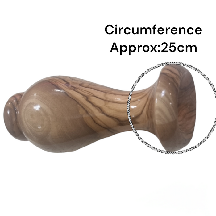 Elegante vaso artigianale di Olivewood - decorazioni artigianali da 14 cm