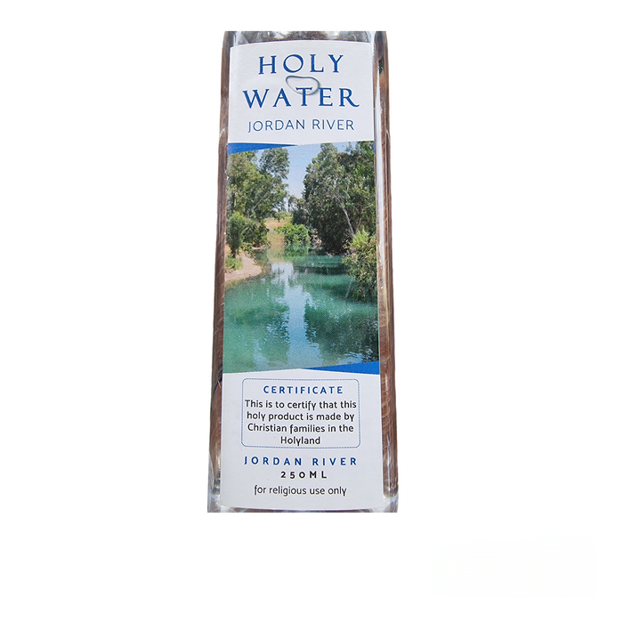 250 ml heiliges Wasser aus dem Jordanischen Fluss