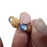 wooden bead bracelet with virgin mary images