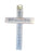 12 cm Mother of Pearl e Olive Wood Cross