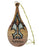 christmas wood lute ornament made from olive wood from bethlehem