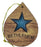 christmas wood ornament made from olive wood from bethlehem