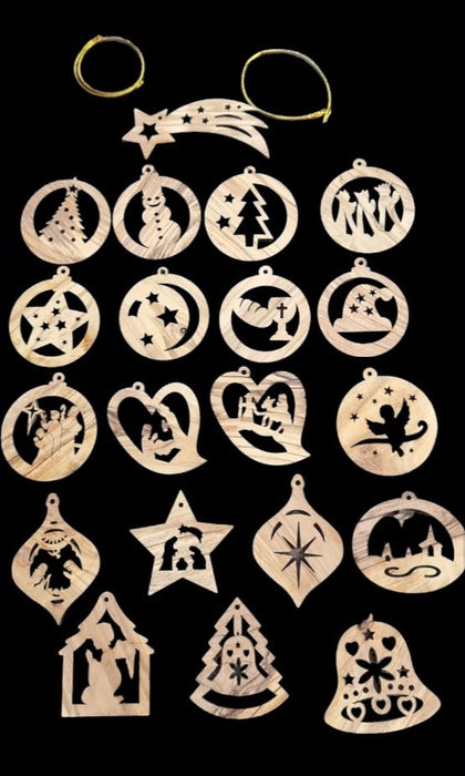 collection of crafts city Christmas wood ornament from bethlehem