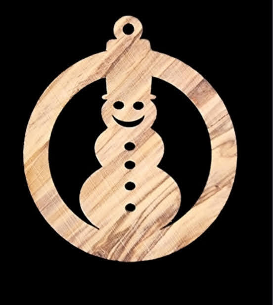 crafts city Christmas wood ornament from bethlehem