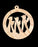 crafts city Christmas wood ornament from bethlehem
