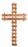 Hermosa cruz de madera de oliva con la oración del Señor, hecha a mano en Belén