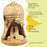 handmade christmas wood ornamnet in shape of bell