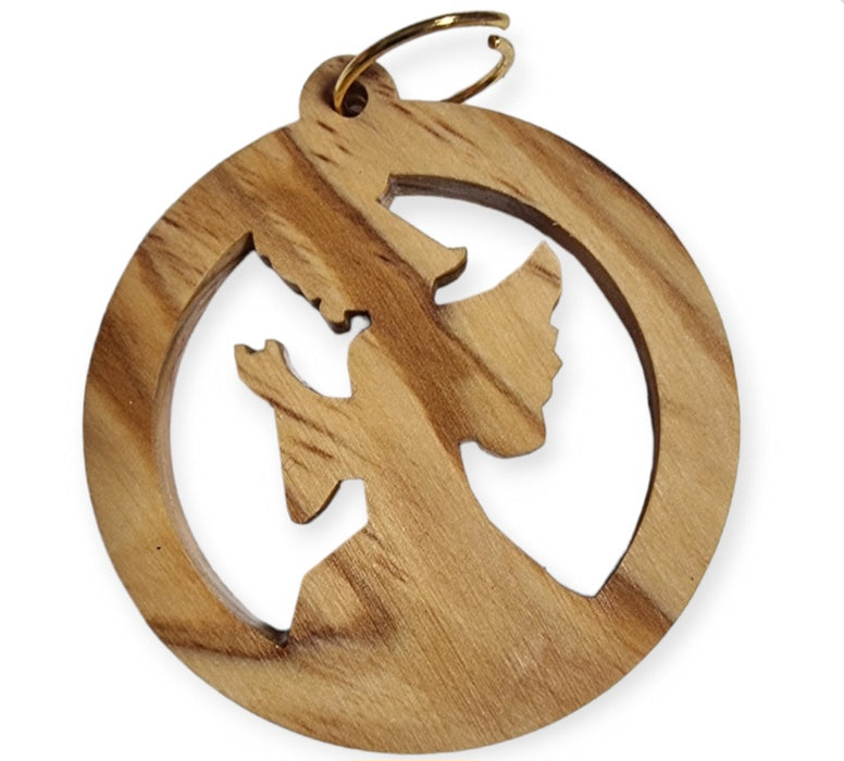 one piece of a set of christmas wood ornaments