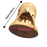 size of handmade christmas wood ornamnet in shape of bell