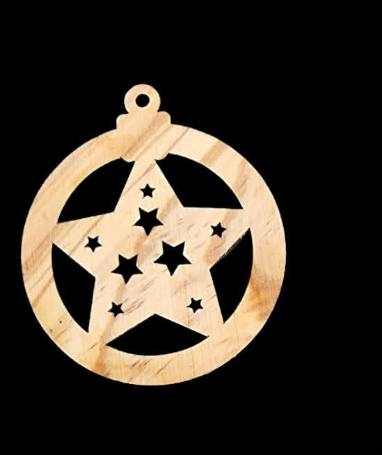start ornament crafts city Christmas wood ornament from bethlehem
